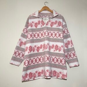 Vintage Victoria’s Secret Country Sherpa Rose Sweatshirt